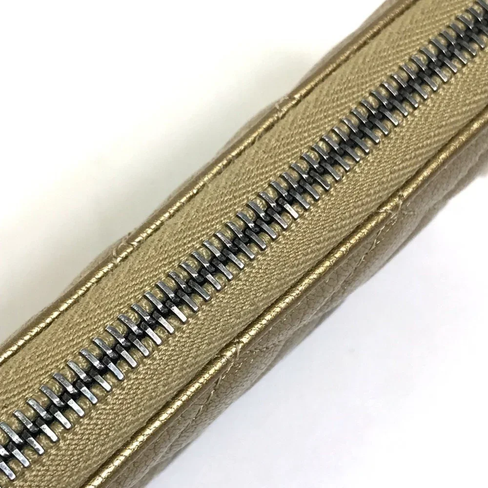 CHANEL Authentic Gold Wallet